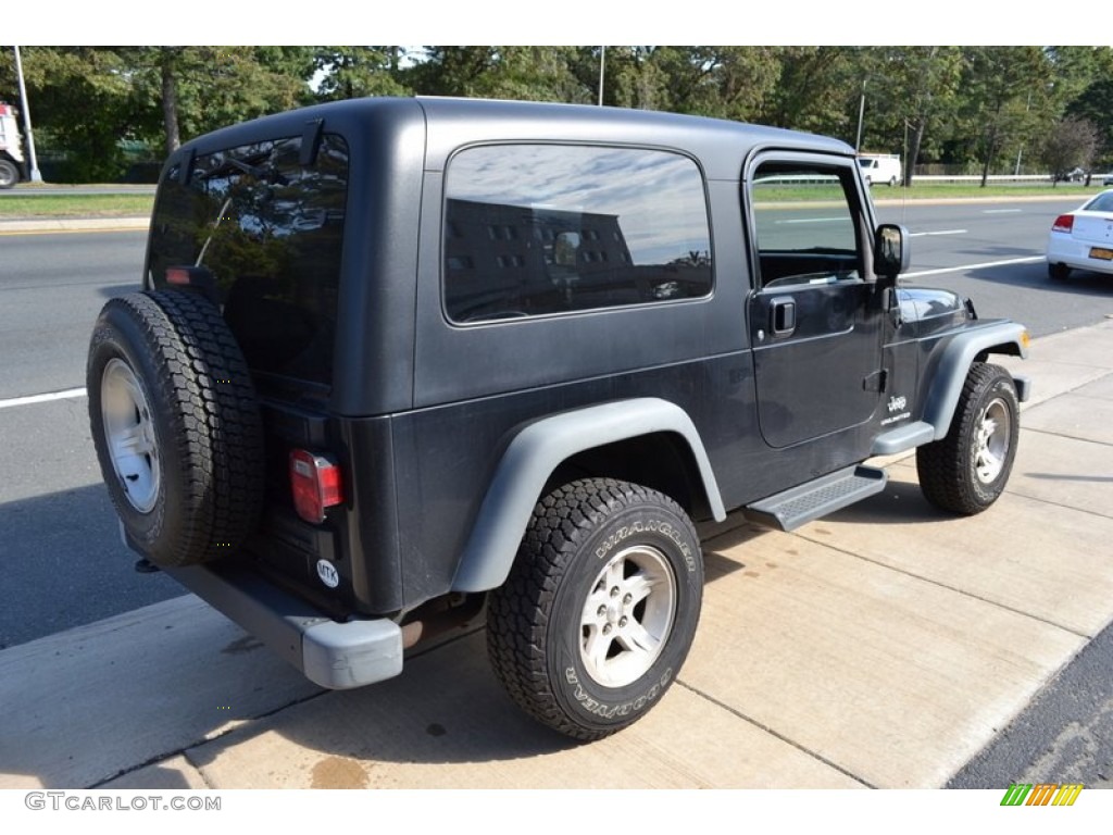 2004 Wrangler Unlimited 4x4 - Black / Dark Slate Gray photo #5