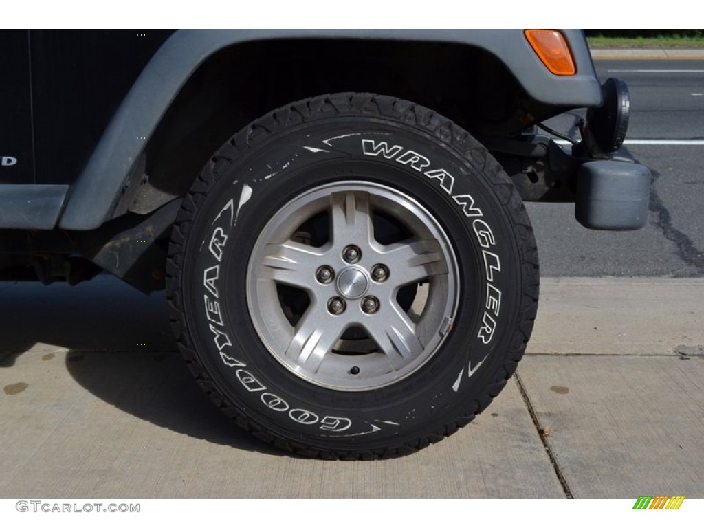 2004 Wrangler Unlimited 4x4 - Black / Dark Slate Gray photo #7