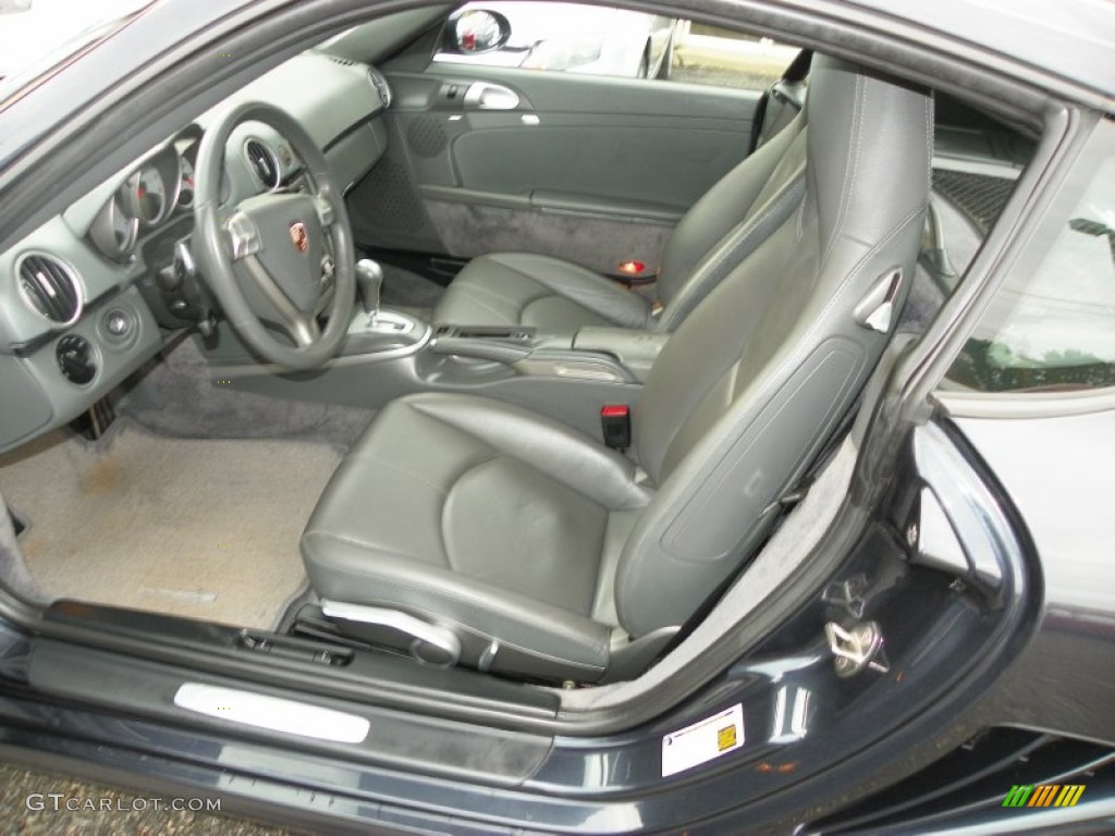 Black Interior 2006 Porsche Cayman S Photo #55232959