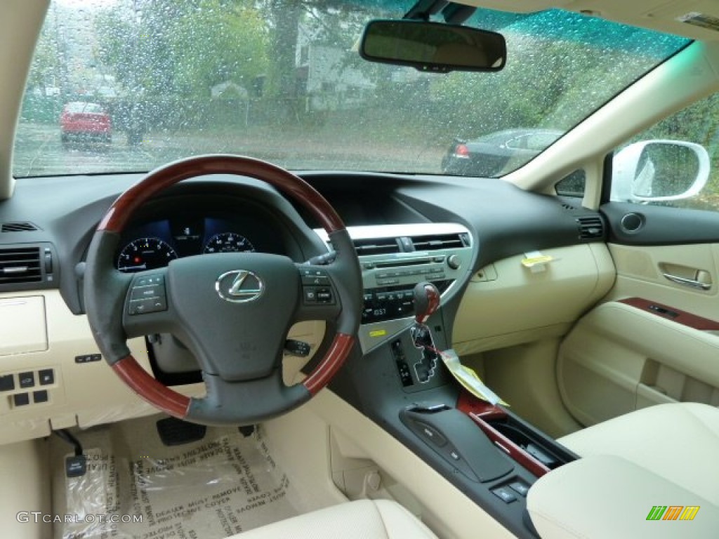 2012 RX 350 AWD - Starfire White Pearl / Parchment photo #12