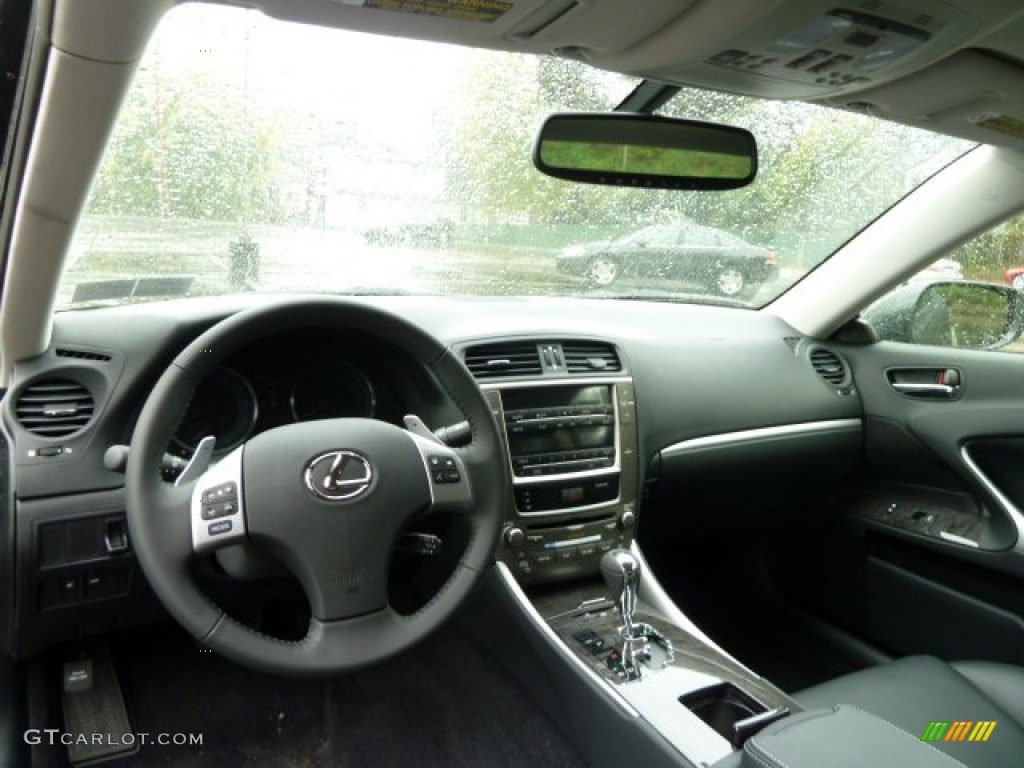 2011 Lexus IS 250 AWD Black Dashboard Photo #55233211