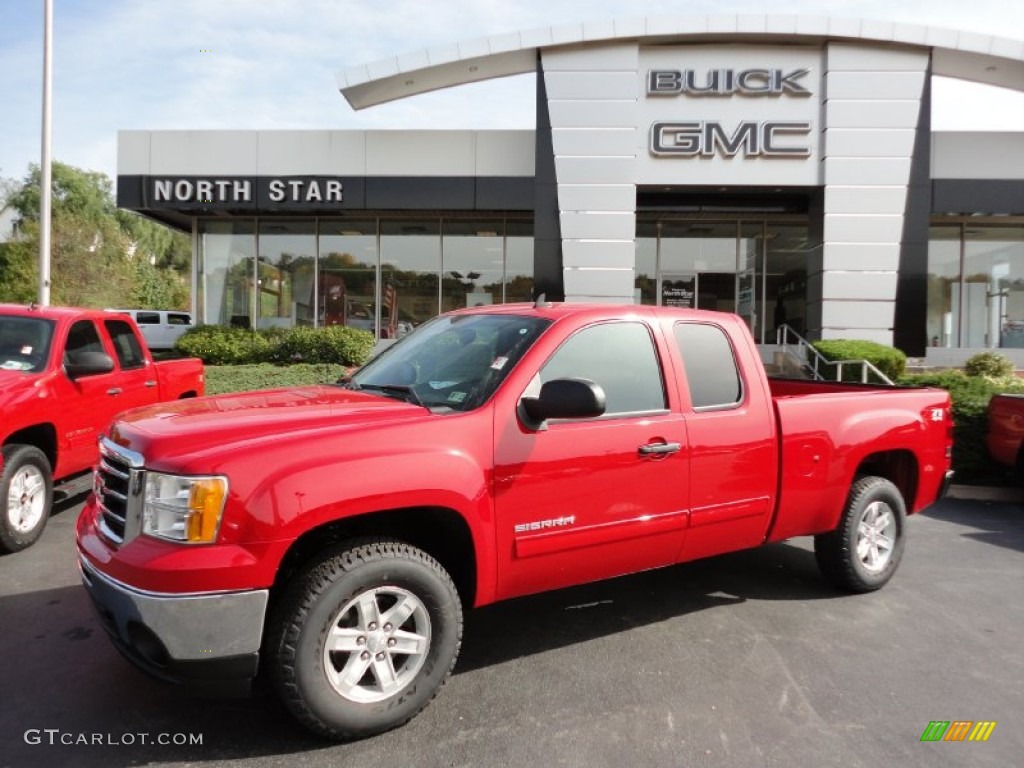 Fire Red GMC Sierra 1500