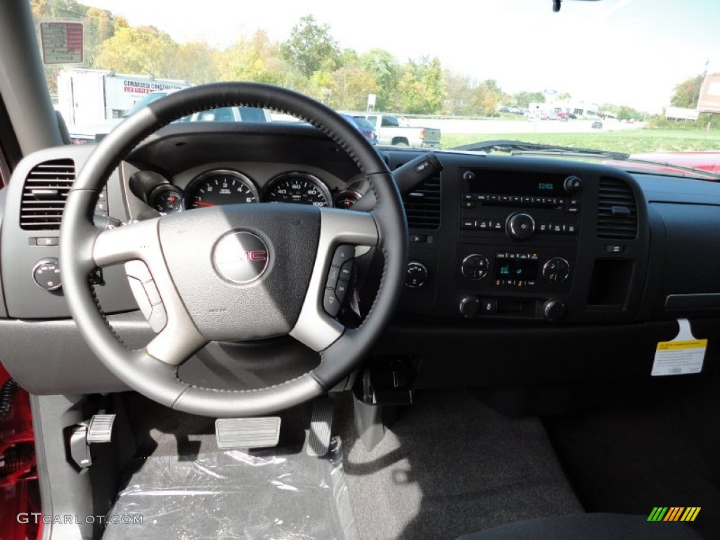 2012 Sierra 1500 SLE Extended Cab 4x4 - Fire Red / Ebony photo #12