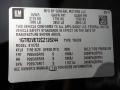 2012 GMC Sierra 1500 SLE Extended Cab 4x4 Info Tag