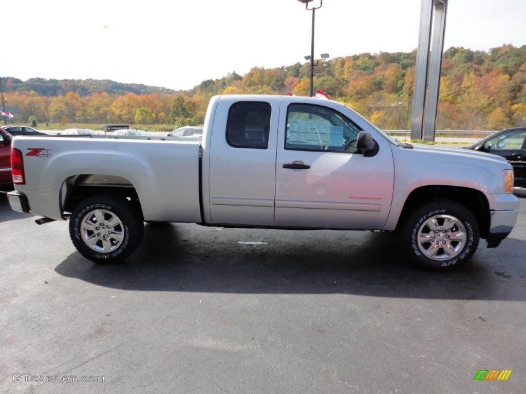 Quicksilver Metallic 2012 GMC Sierra 1500 SLE Extended Cab 4x4 Exterior Photo #55233913