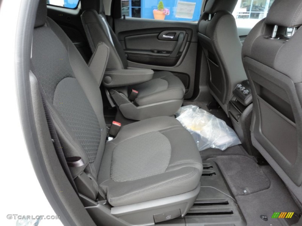 Ebony Interior 2012 Chevrolet Traverse LT AWD Photo #55234546