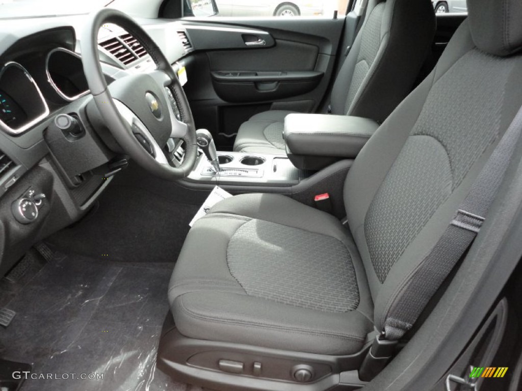 Ebony Interior 2012 Chevrolet Traverse LT AWD Photo #55234585