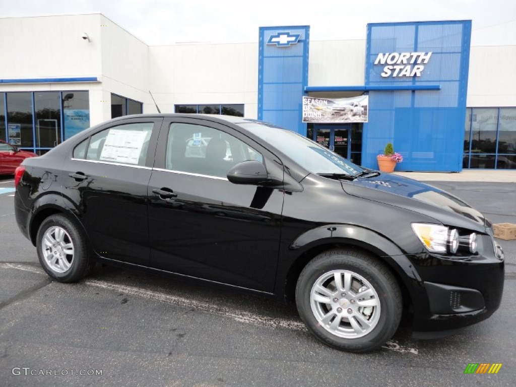2012 Sonic LT Sedan - Black / Jet Black/Dark Titanium photo #1