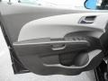 Jet Black/Dark Titanium Door Panel Photo for 2012 Chevrolet Sonic #55235254