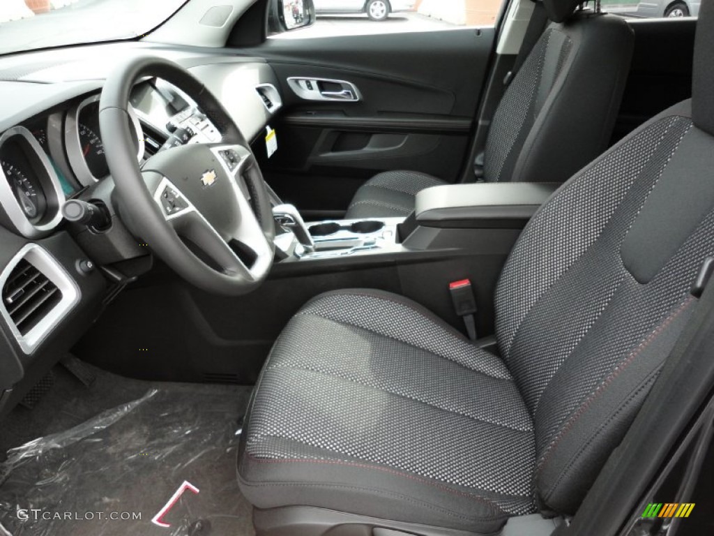 Jet Black Interior 2012 Chevrolet Equinox LT AWD Photo #55235305