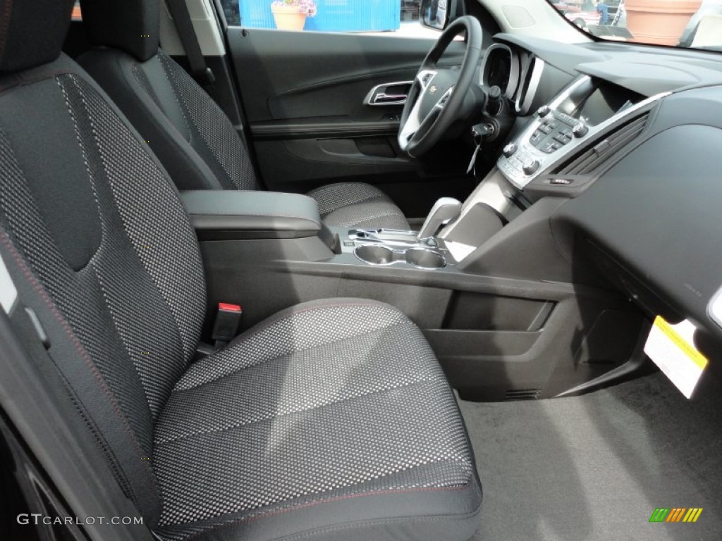 Jet Black Interior 2012 Chevrolet Equinox LT AWD Photo #55235326