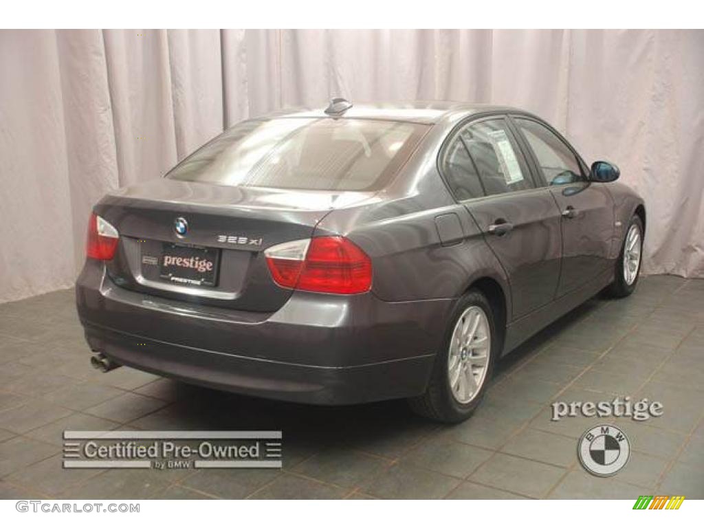 2007 3 Series 328xi Sedan - Sparkling Graphite Metallic / Black photo #5