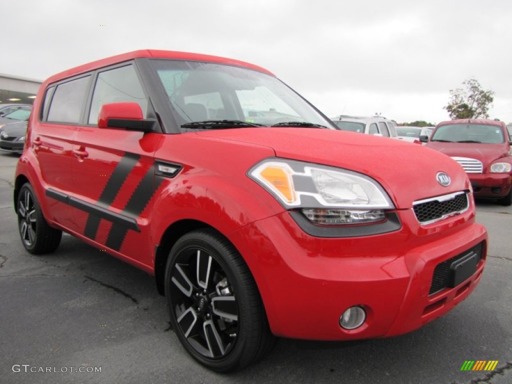 Molten Red 2011 Kia Soul Hamstar Special Edition Exterior Photo #55236694