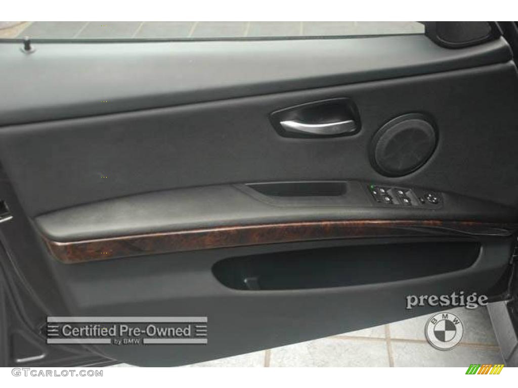 2007 3 Series 328xi Sedan - Sparkling Graphite Metallic / Black photo #9