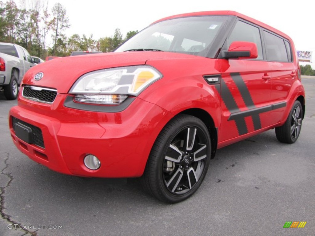 Molten Red 2011 Kia Soul Hamstar Special Edition Exterior Photo #55236712