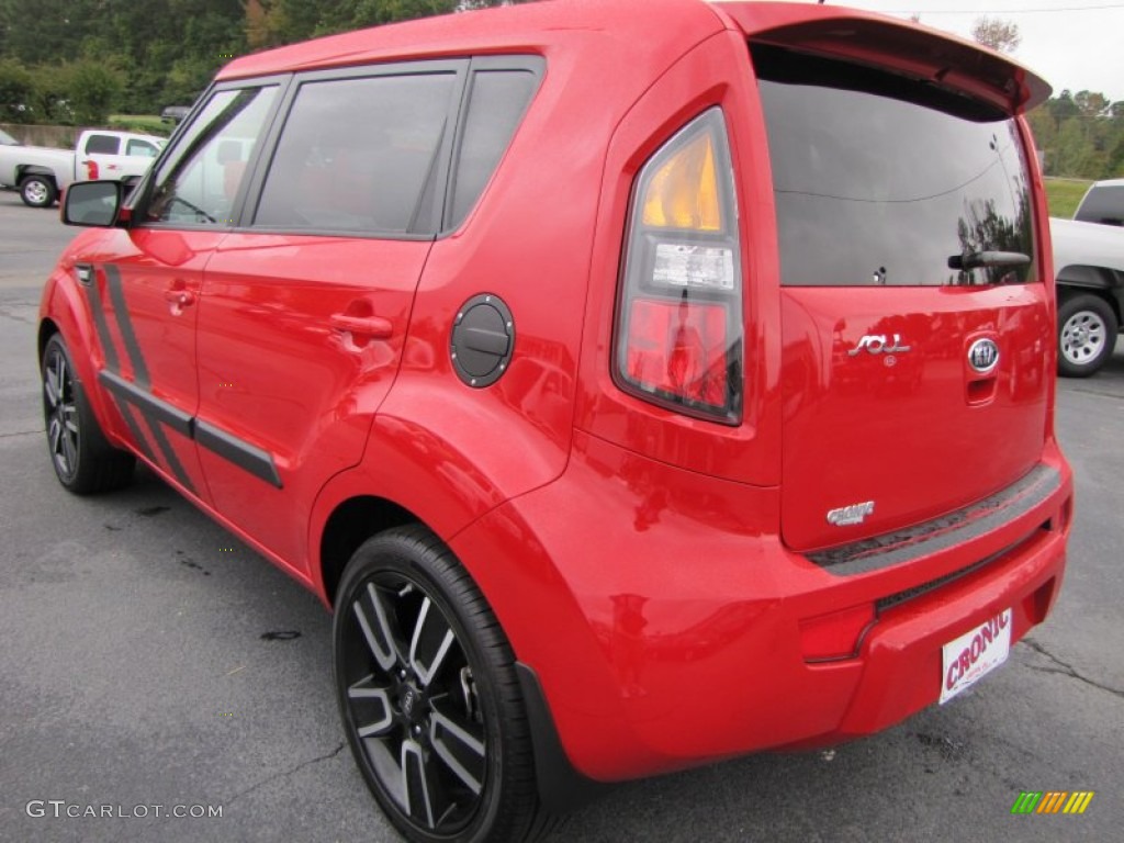 Molten Red 2011 Kia Soul Hamstar Special Edition Exterior Photo #55236736