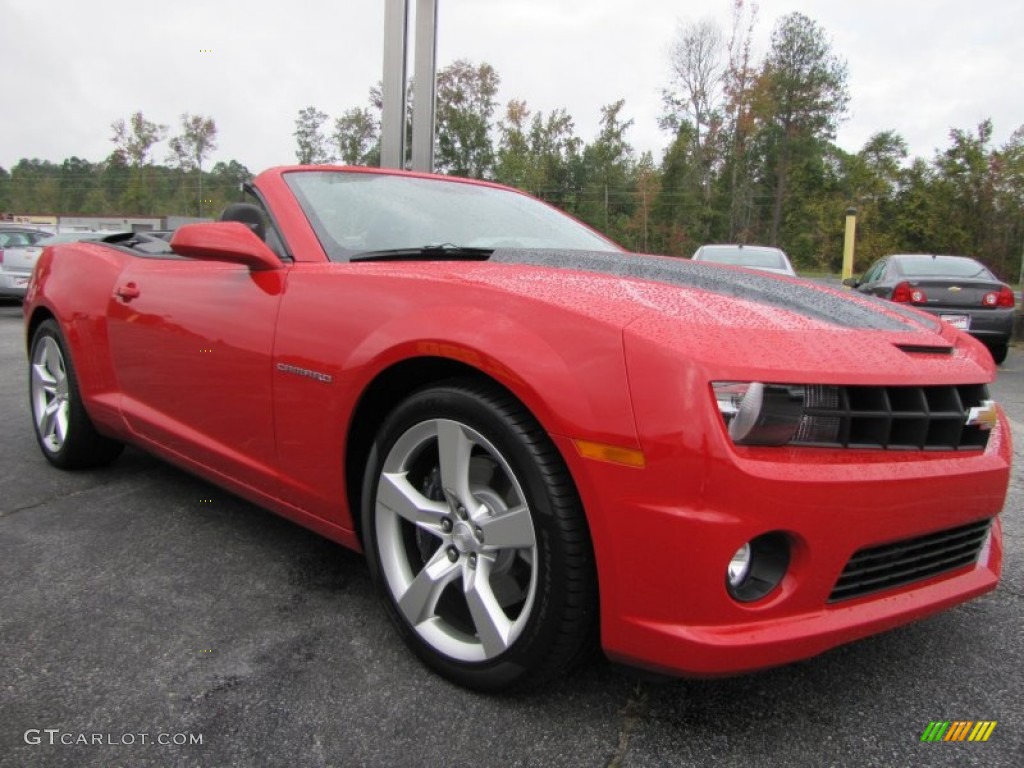 Victory Red 2012 Chevrolet Camaro SS Convertible Exterior Photo #55237429