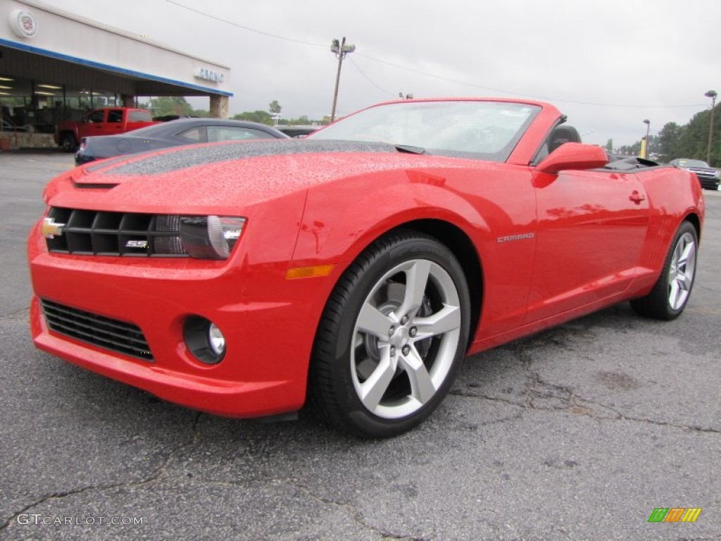 Victory Red 2012 Chevrolet Camaro SS Convertible Exterior Photo #55237447