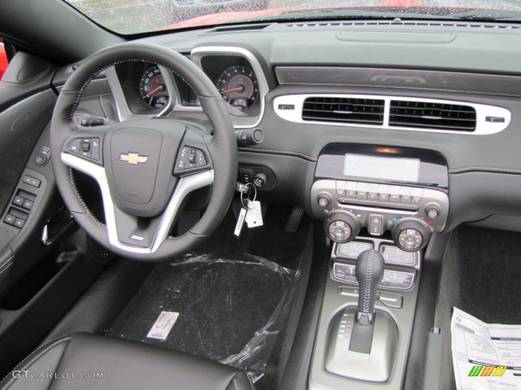 2012 Chevrolet Camaro SS Convertible Black Dashboard Photo #55237561