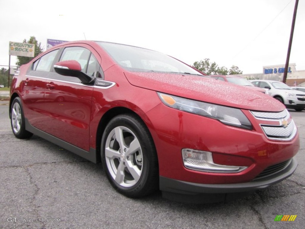 2012 Volt Hatchback - Crystal Red Tintcoat / Light Neutral/Dark Accents photo #1