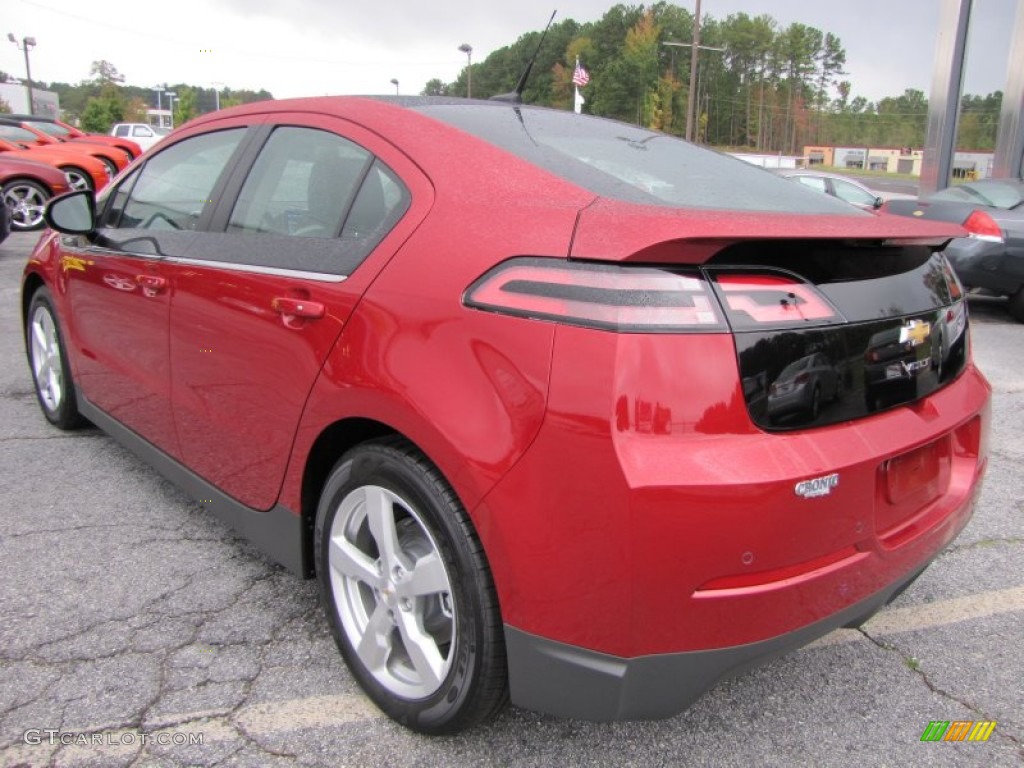 Crystal Red Tintcoat 2012 Chevrolet Volt Hatchback Exterior Photo #55237655