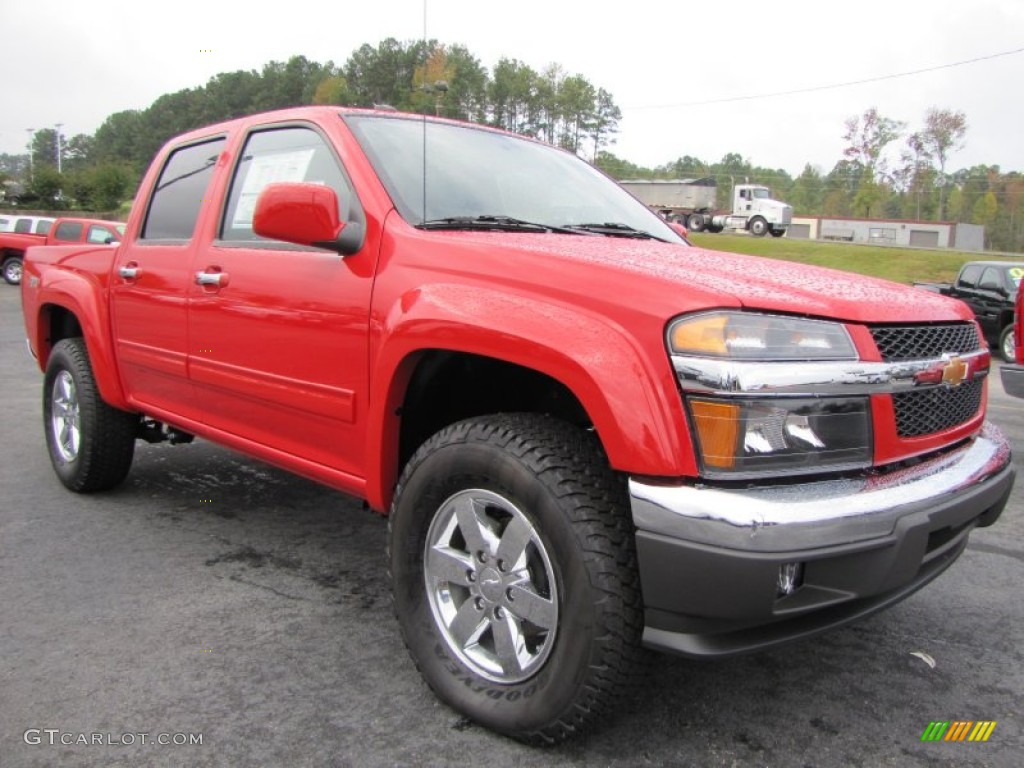 2012 Colorado LT Crew Cab - Victory Red / Ebony photo #1