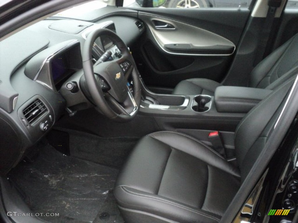 Jet Black/Dark Accents Interior 2012 Chevrolet Volt Hatchback Photo #55238413