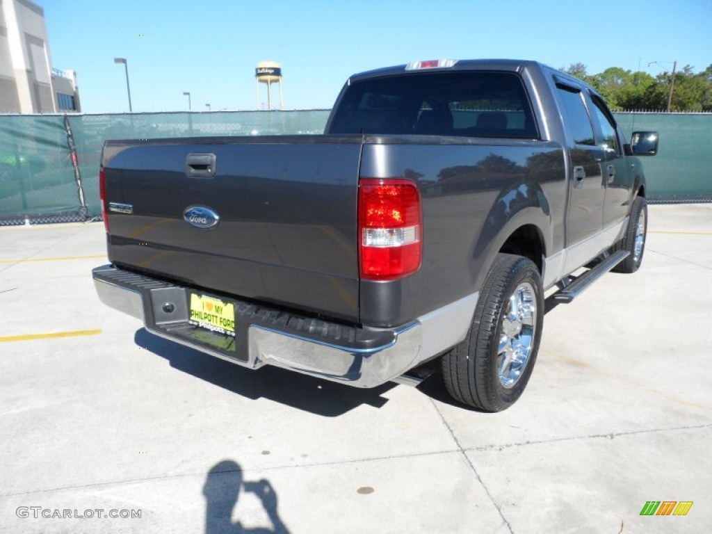 2006 F150 XLT SuperCrew - Dark Shadow Grey Metallic / Medium/Dark Flint photo #3