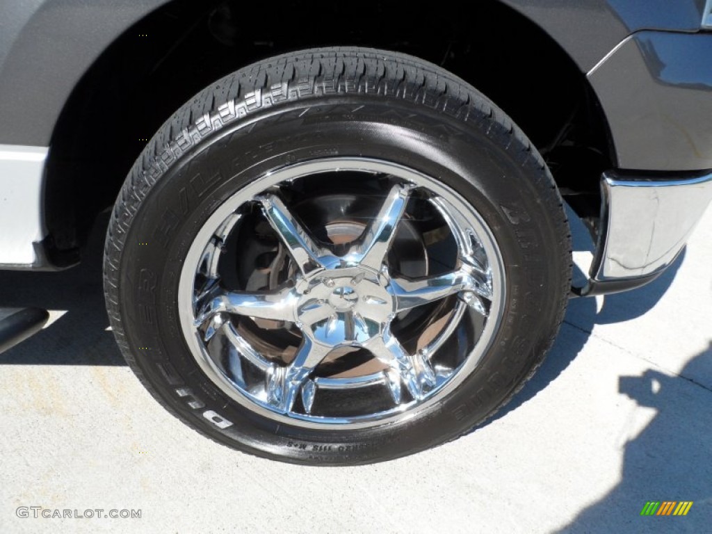2006 F150 XLT SuperCrew - Dark Shadow Grey Metallic / Medium/Dark Flint photo #15