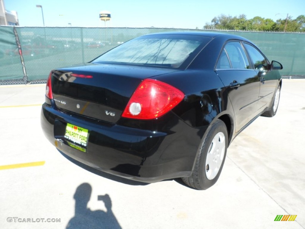 Black 2006 Pontiac G6 V6 Sedan Exterior Photo #55240000