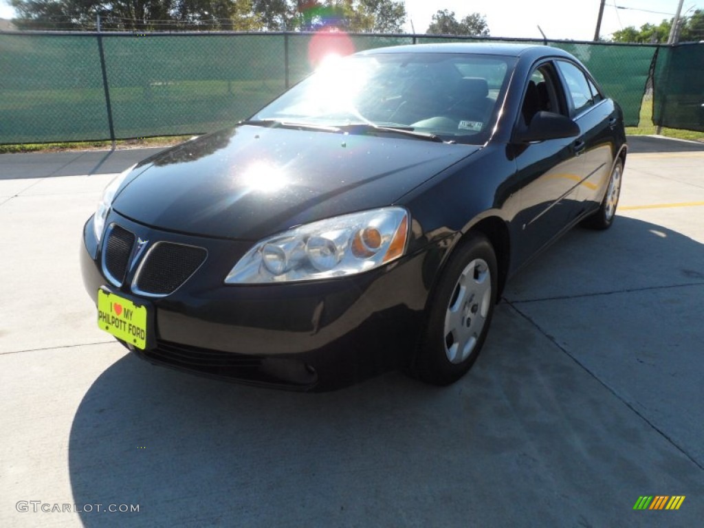 Black 2006 Pontiac G6 V6 Sedan Exterior Photo #55240024