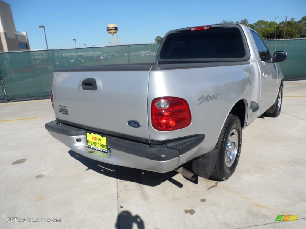 2003 F150 XL Sport Regular Cab - Silver Metallic / Medium Graphite Grey photo #3