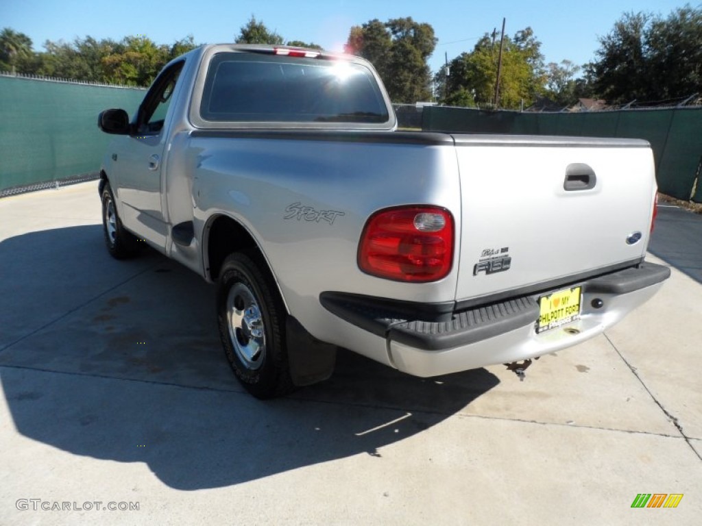 2003 F150 XL Sport Regular Cab - Silver Metallic / Medium Graphite Grey photo #5