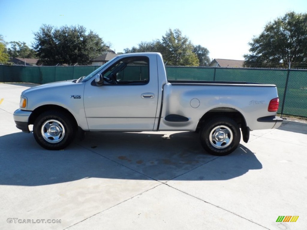 2003 F150 XL Sport Regular Cab - Silver Metallic / Medium Graphite Grey photo #6