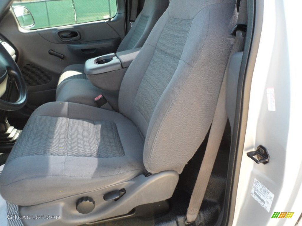2003 F150 XL Sport Regular Cab - Silver Metallic / Medium Graphite Grey photo #27