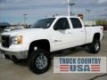 Summit White 2008 GMC Sierra 2500HD SLT Z71 Crew Cab 4x4