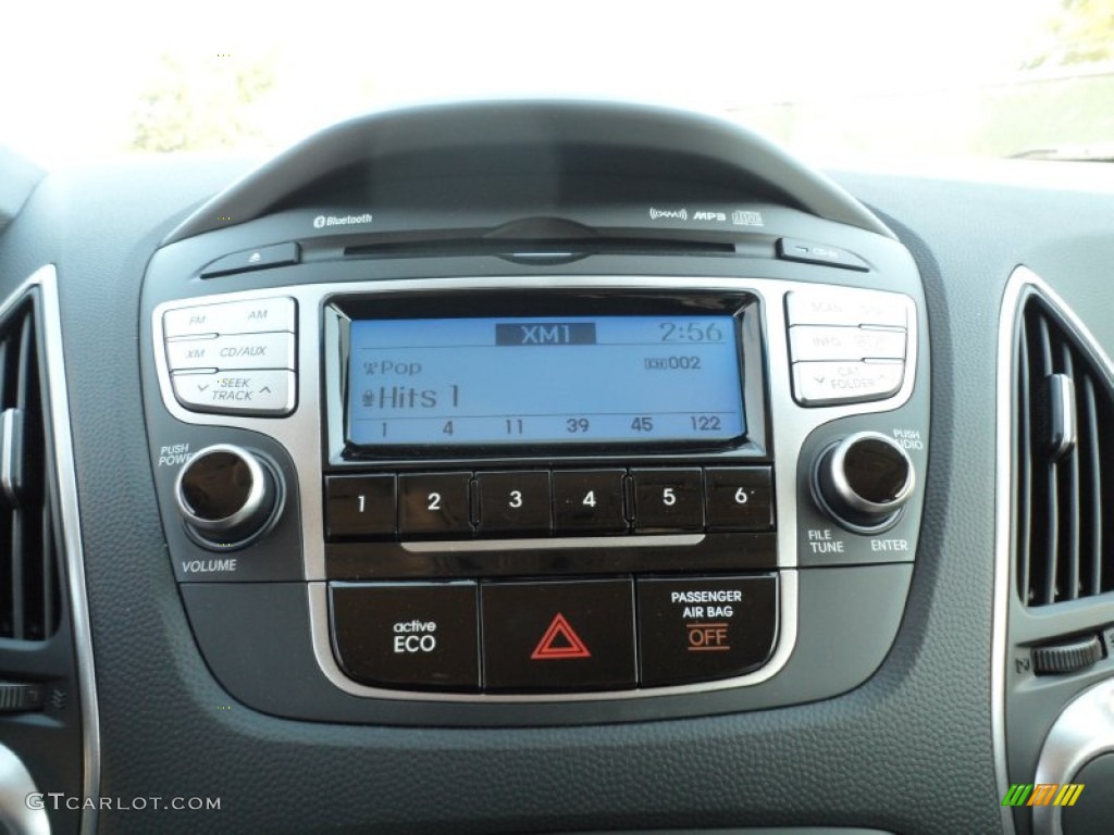 2012 Hyundai Tucson GLS Black Dashboard Photo #55242052
