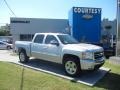2011 Sheer Silver Metallic Chevrolet Silverado 1500 LT Crew Cab  photo #1