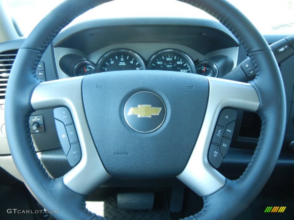 2011 Silverado 1500 LT Crew Cab - Sheer Silver Metallic / Ebony photo #9