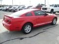 2005 Torch Red Ford Mustang V6 Deluxe Coupe  photo #16