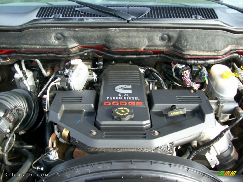 2008 Dodge Ram 3500 SLT Quad Cab 4x4 6.7 Liter Cummins OHV 24-Valve BLUETEC Turbo-Diesel Inline 6-Cylinder Engine Photo #55242781