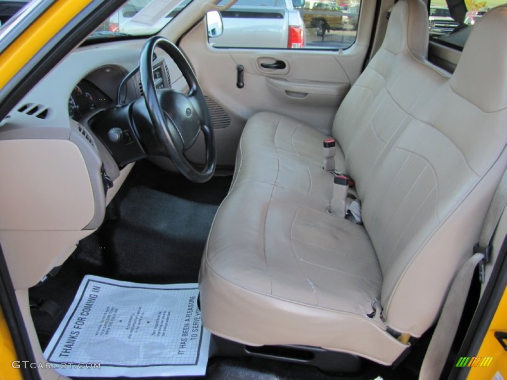 Medium Prairie Tan Interior 1999 Ford F150 Regular Cab Photo #55242889