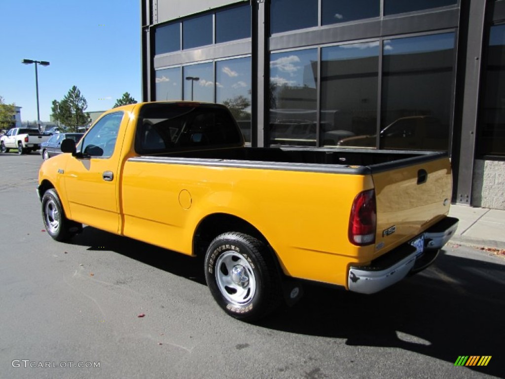 Fleet Yellow 1999 Ford F150 Regular Cab Exterior Photo #55242985