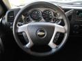 Ebony 2009 Chevrolet Silverado 2500HD LT Crew Cab 4x4 Steering Wheel