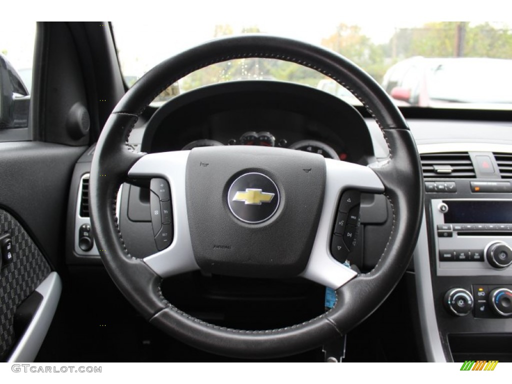 2008 Chevrolet Equinox Sport Ebony Steering Wheel Photo #55243825