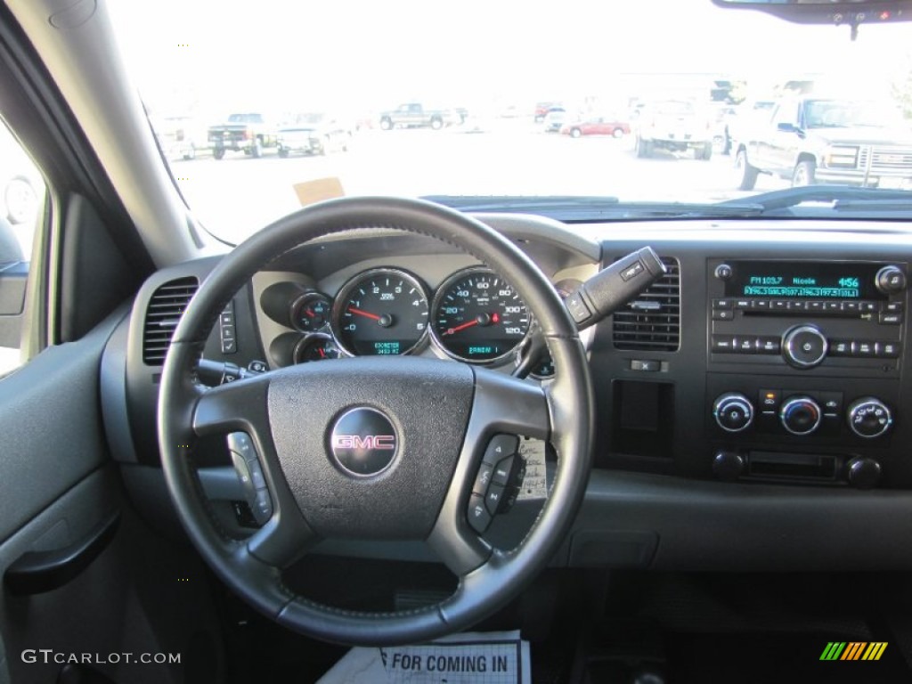 2010 GMC Sierra 2500HD Work Truck Crew Cab 4x4 Dark Titanium Dashboard Photo #55244032