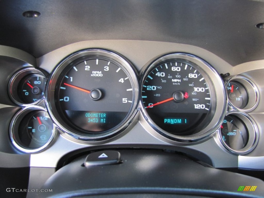 2010 GMC Sierra 2500HD Work Truck Crew Cab 4x4 Gauges Photo #55244041