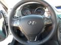 Black Cloth 2012 Hyundai Genesis Coupe 2.0T Premium Steering Wheel