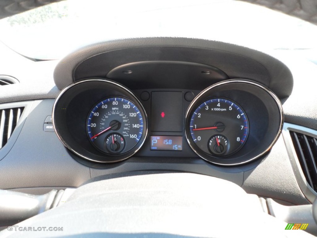 2012 Hyundai Genesis Coupe 2.0T Gauges Photo #55244350