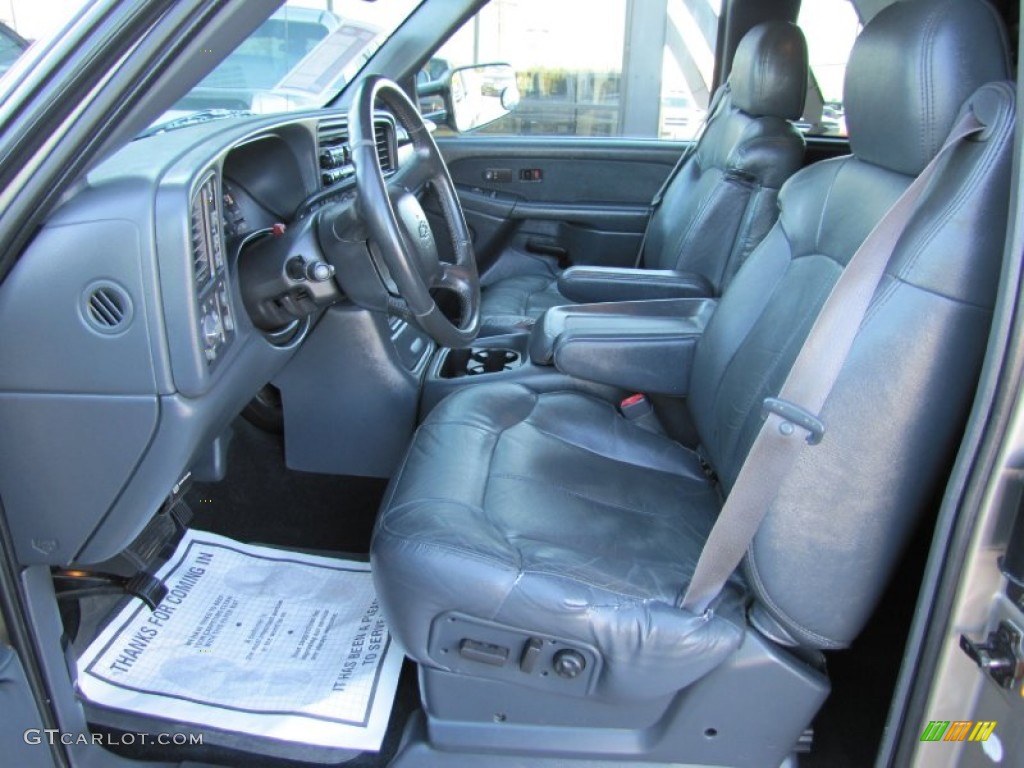 Graphite Interior 2002 Chevrolet Silverado 2500 LT Extended Cab 4x4 Photo #55244515